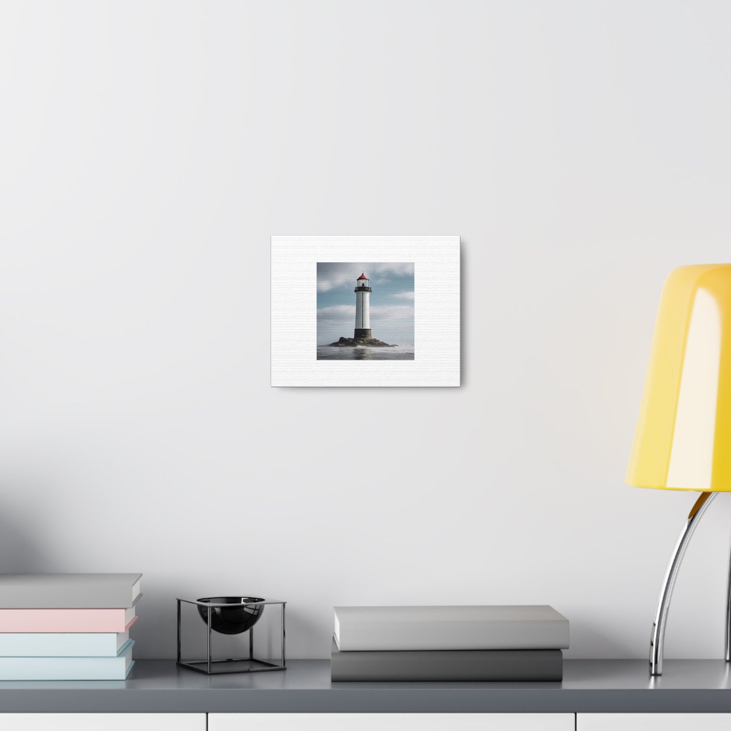 Lighthouse White Canvas Gallery Wraps