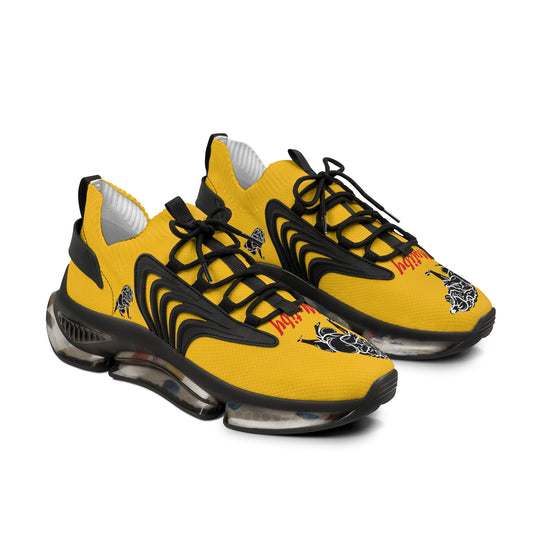 Men's Yellow Mesh Sneakers