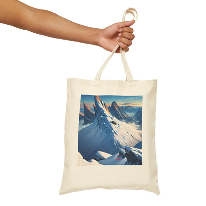 Alps Cotton Canvas Tote Bag