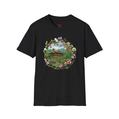 Floral Landscape Unisex Softstyle T-Shirt