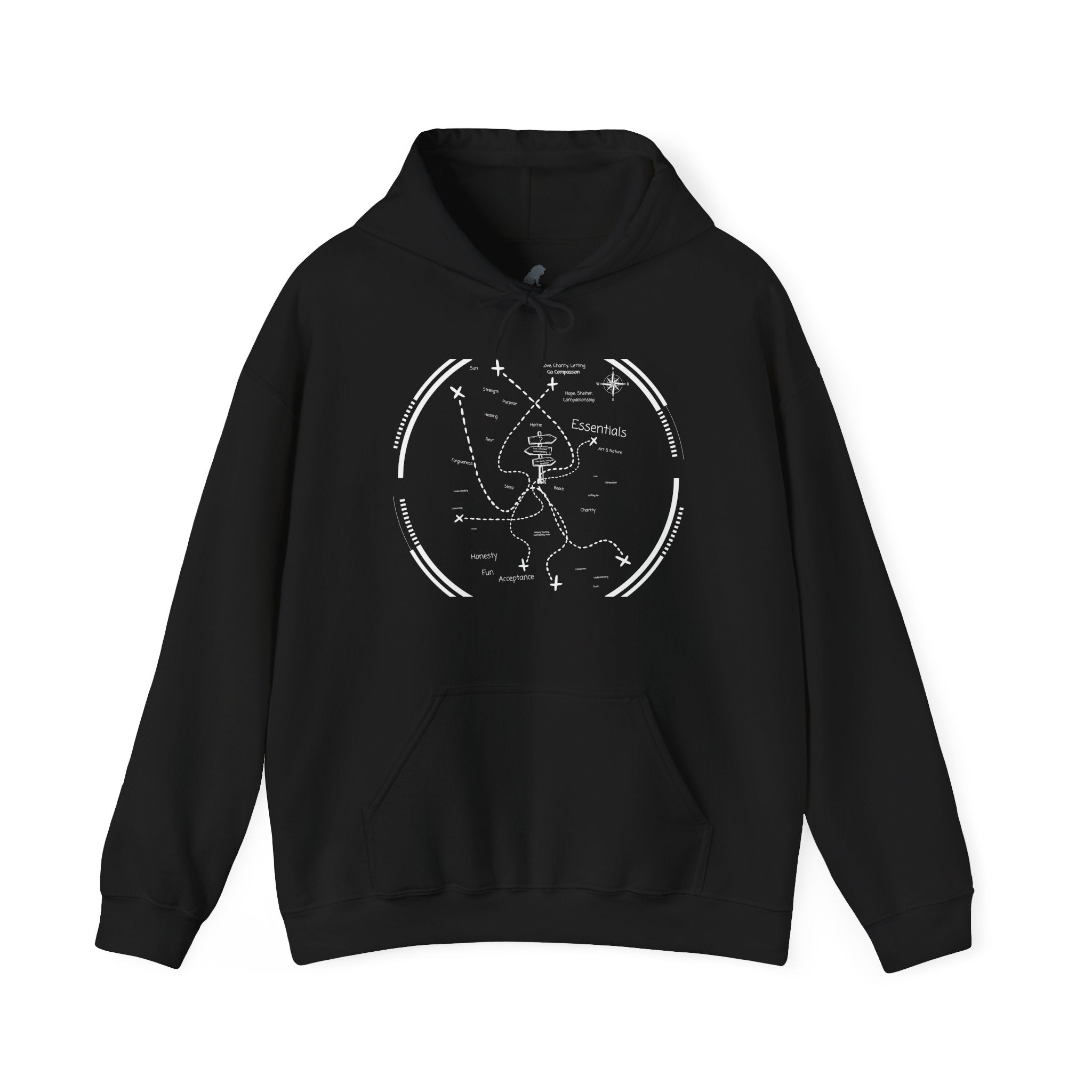 The Essential Paths #2 Hooded Sweatshirt — Global Crossroads, Hope, Community & Faith Hoody
