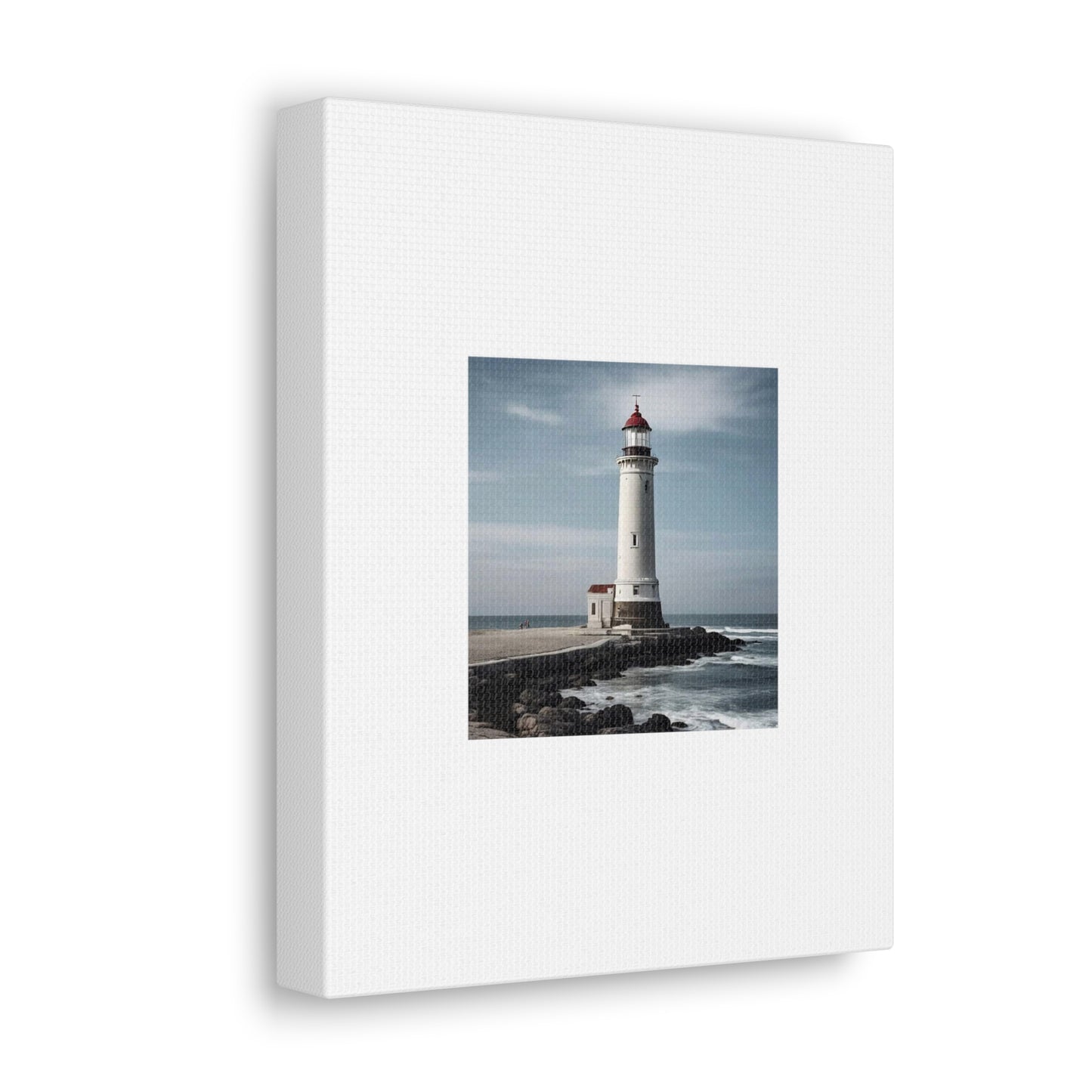 Lighthouse White Canvas Gallery Wraps