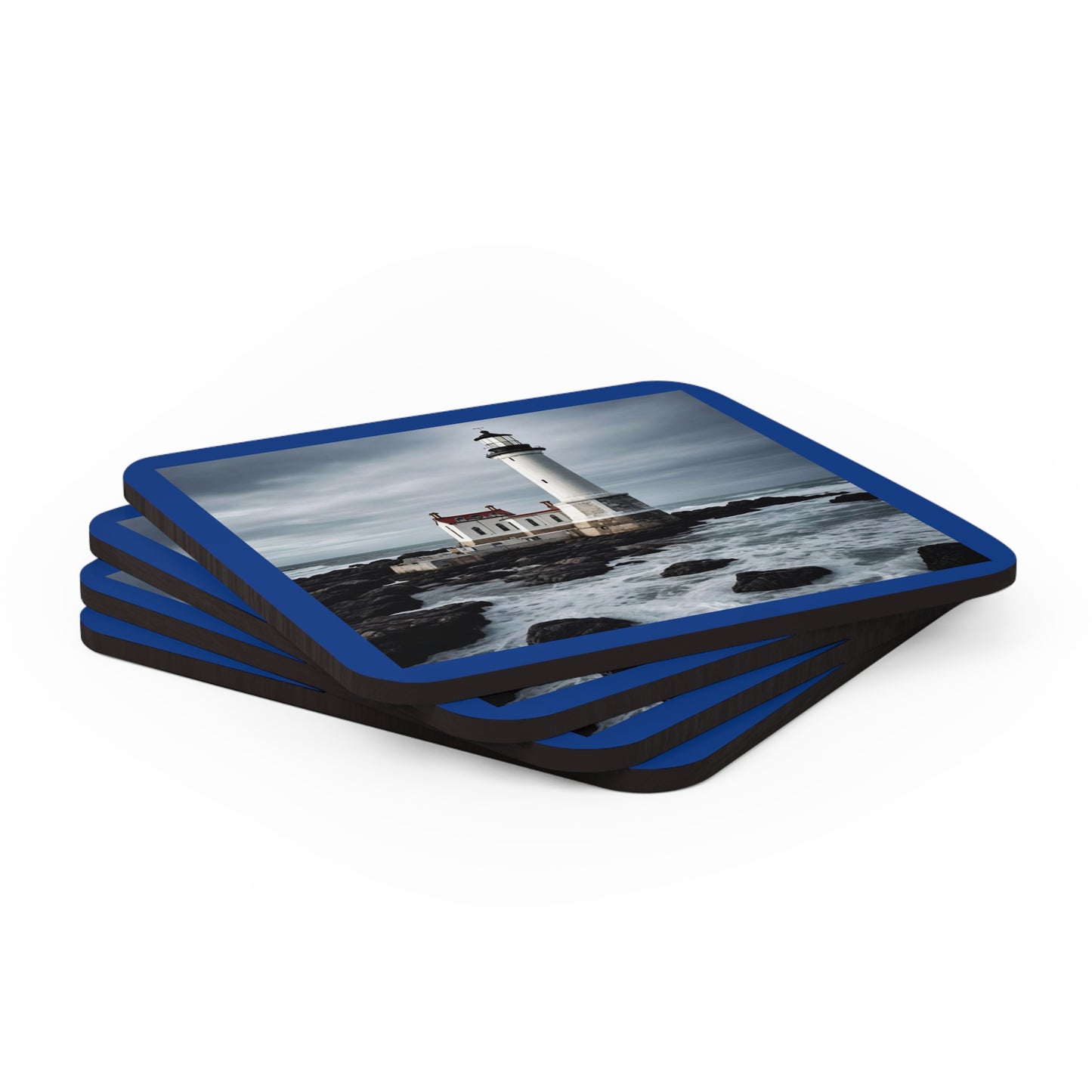 Matiby Lighthouse Corkwood Coaster Set