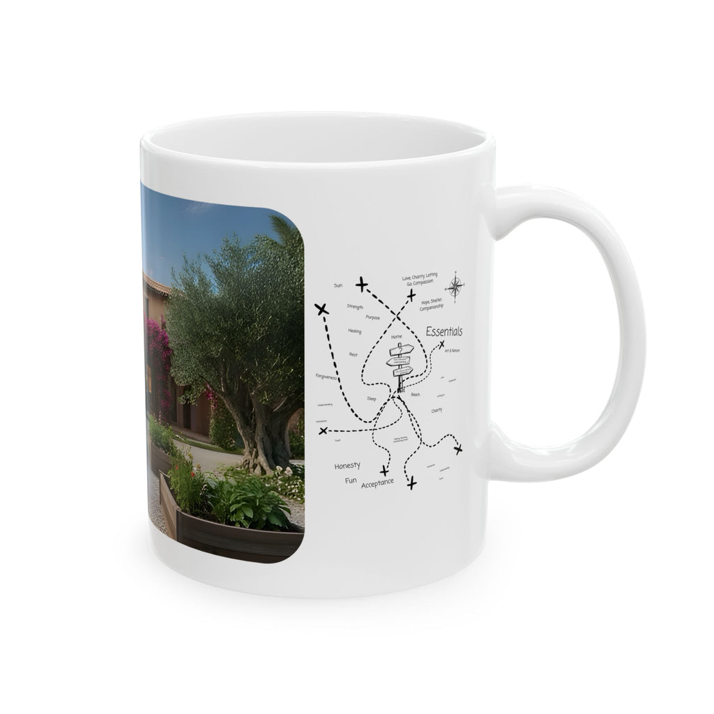 Cozy Architecture & Dreamy Landscapes #28 White Ceramic Mug – Homes Home Sweet Home Cup (11oz/15oz)