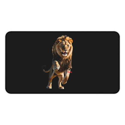 Matiby Lion Desk Mat, Black