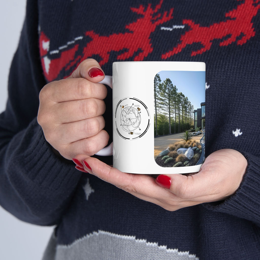 Cozy Architecture & Dreamy Landscapes #2 White Ceramic Mug – Homes Home Sweet Home Cup (11oz/15oz)