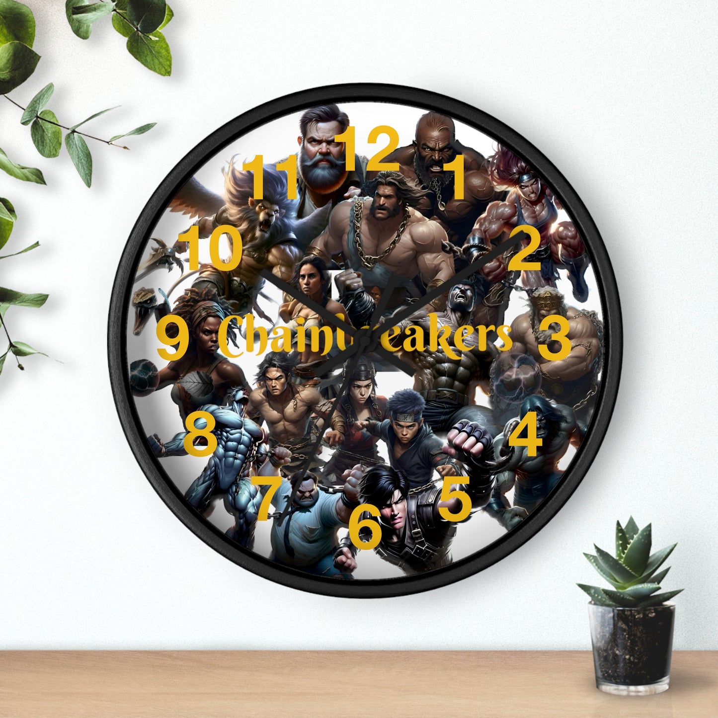 The Chainbreakers Wall Clock