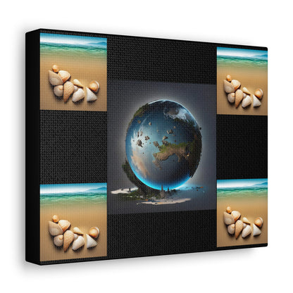 Matiby Worlds Black Canvas Gallery Wraps