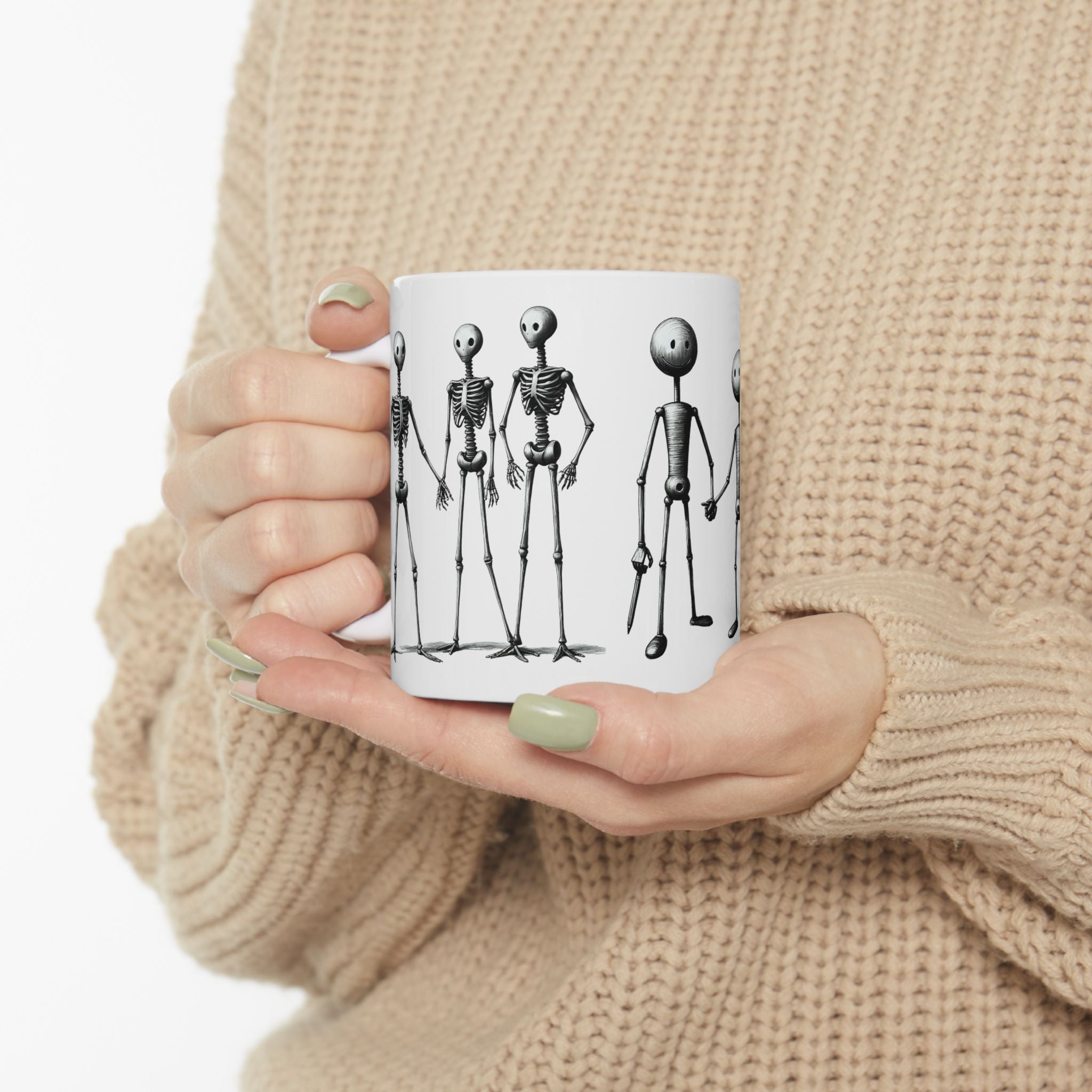 The Stick-To-It Species #16 White Ceramic Mug – Anatomy of Optimism Cup 11oz/15oz