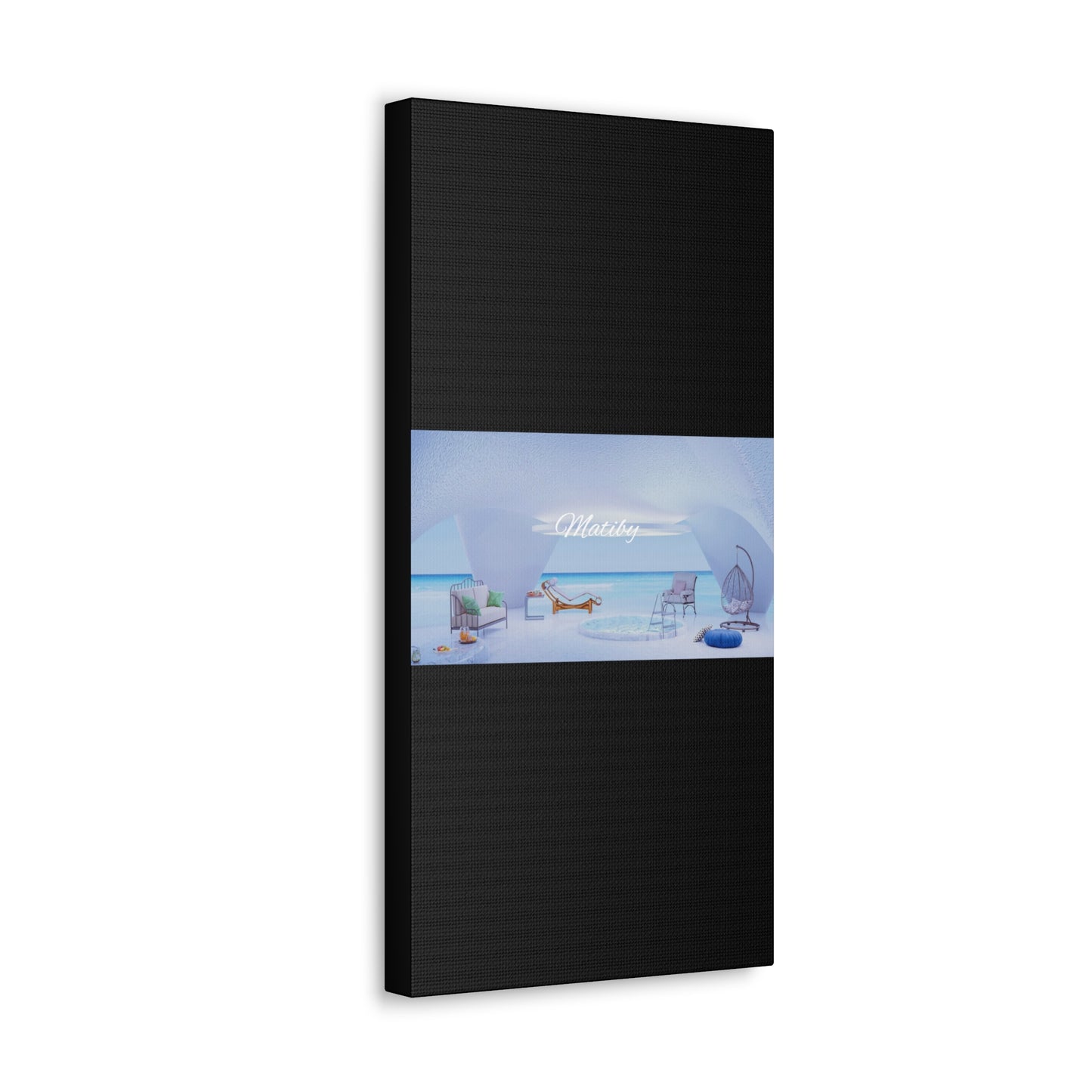 Matiby Black Canvas Gallery Wraps