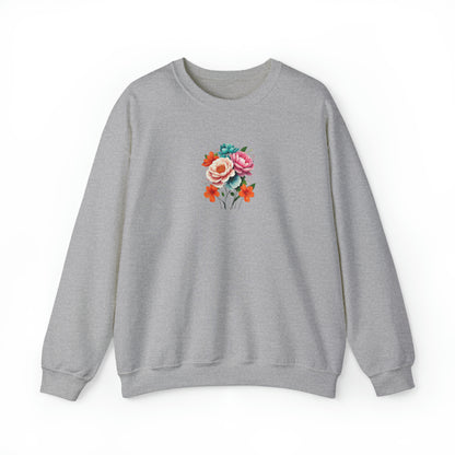 Matiby Flower Unisex Heavy Blend™ Crewneck Sweatshirt