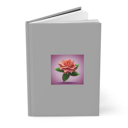 Rose Hardcover Journal Matte Light Grey