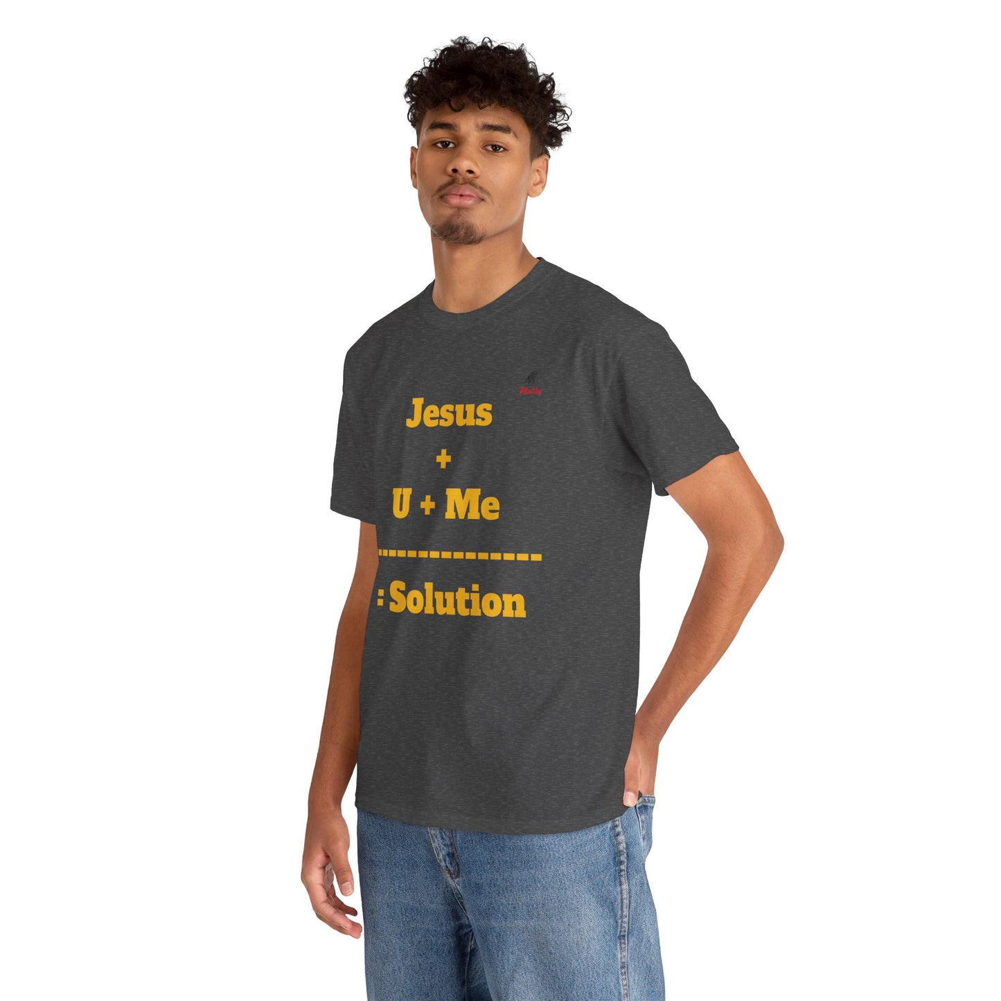 Jesus+U+Me Unisex Heavy Cotton Tee