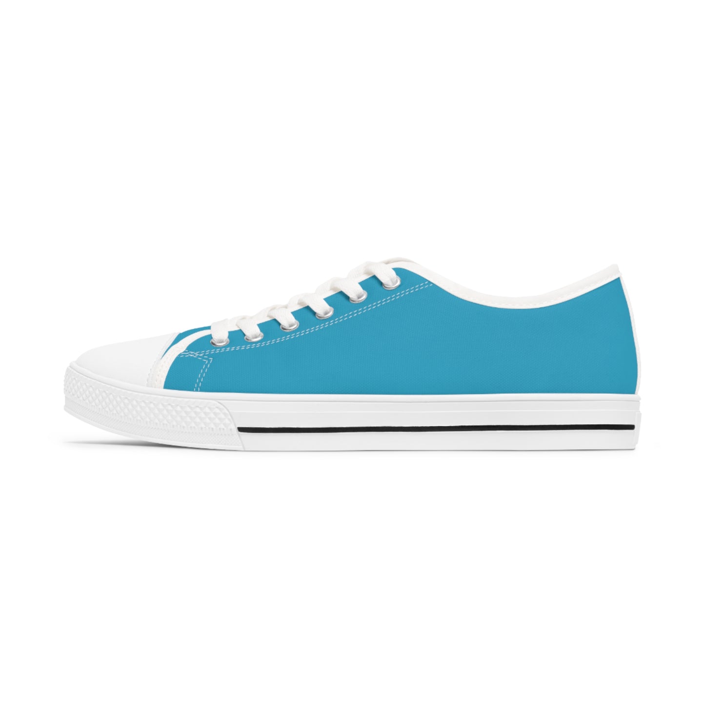 Women's Turquoise Low Top Sneakers