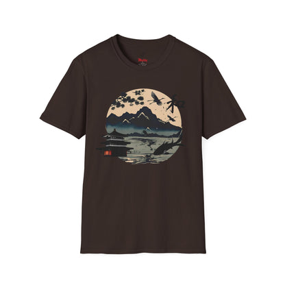 Japanese Landscape Unisex Softstyle T-Shirt