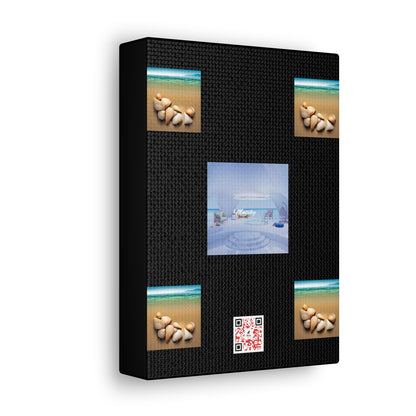 Matiby QR Black Canvas Gallery Wraps