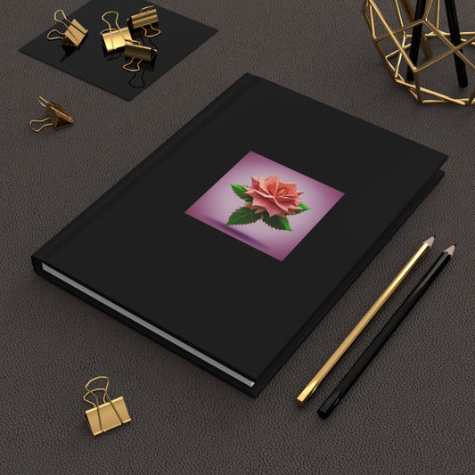 Rose Hardcover Journal Matte Black