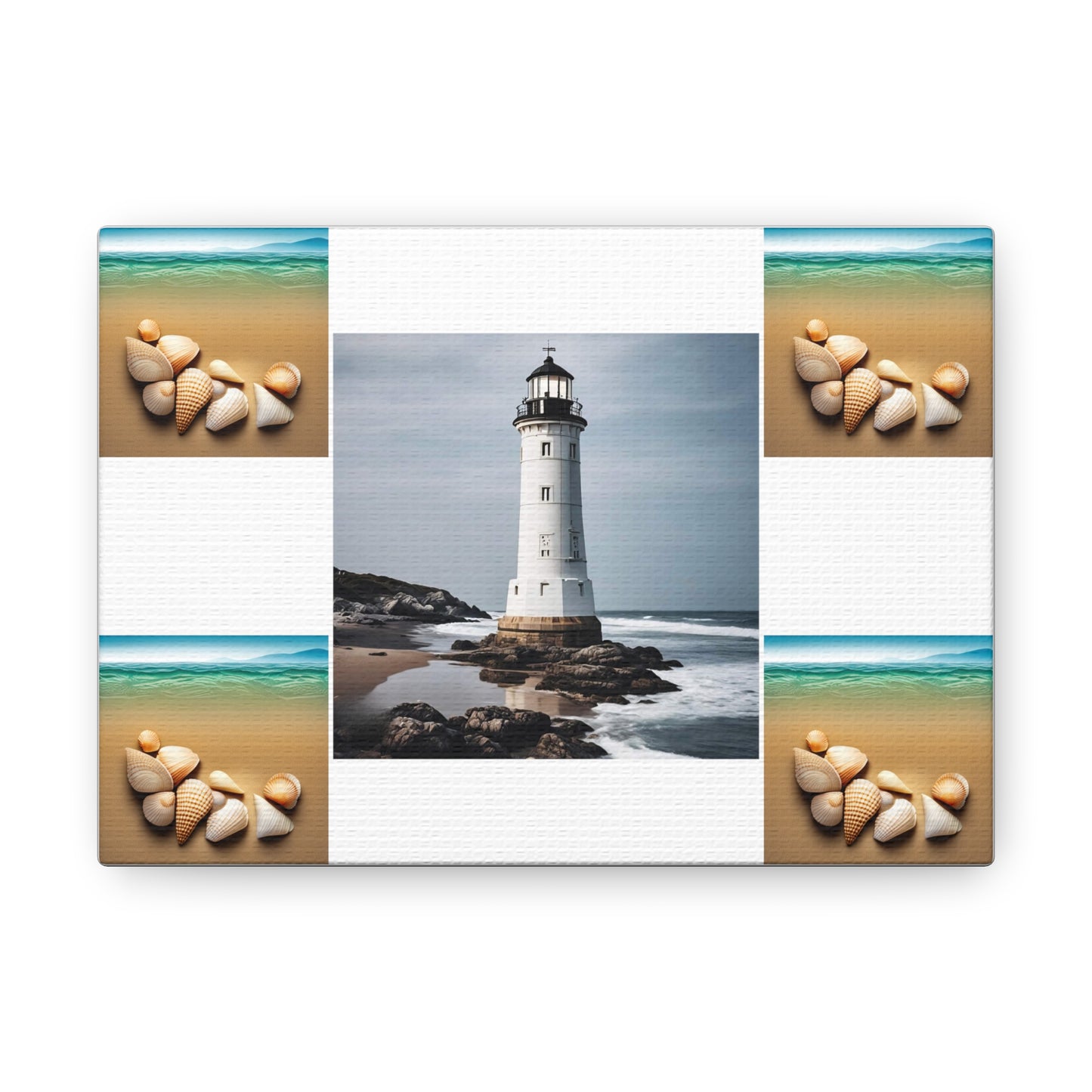 Lighthouse White Canvas Gallery Wraps