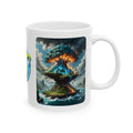 Contrast & Perspective #1 White Ceramic Mug — Time & Chance Daily Cup (11oz, 15oz)