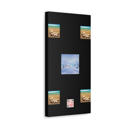 Matiby QR Black Canvas Gallery Wraps