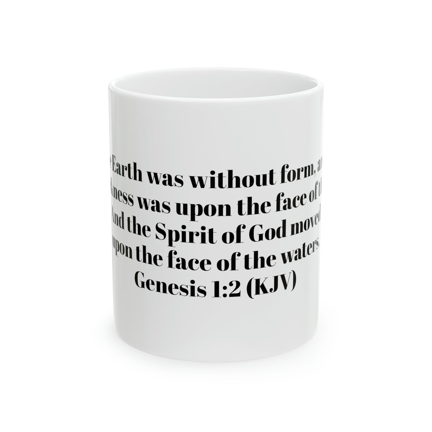 Bible Speaks Gen 1:2 Ceramic Mug, 11oz