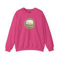 Relaxing Nature Birds Scenic Crewneck Sweatshirt —"I Choose My Way" Free As A Bird Circle Design