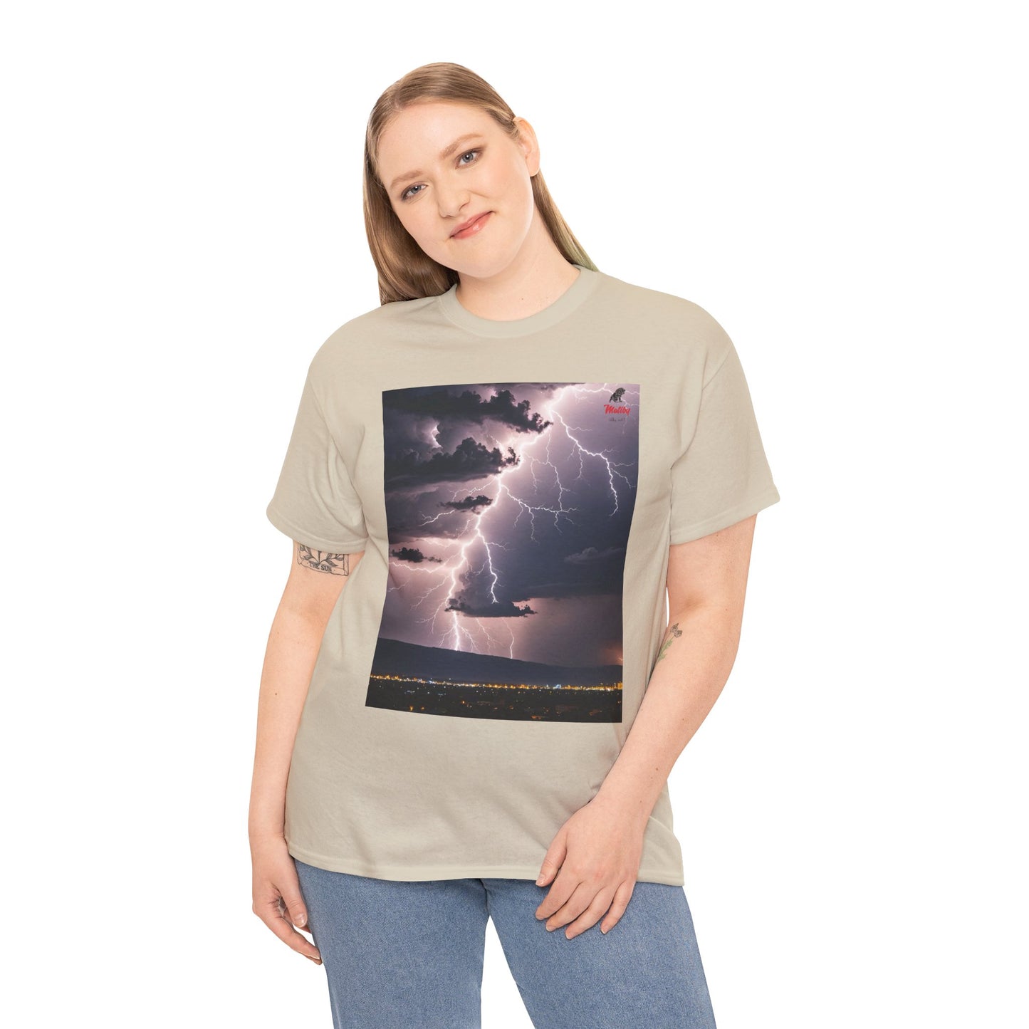 Lightning Style Unisex Heavy Cotton Tee