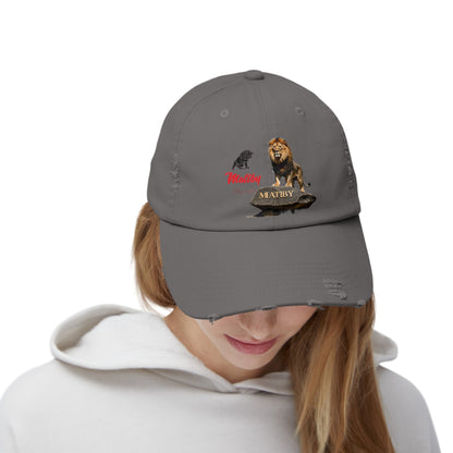 Matiby Lion Unisex Distressed Cap