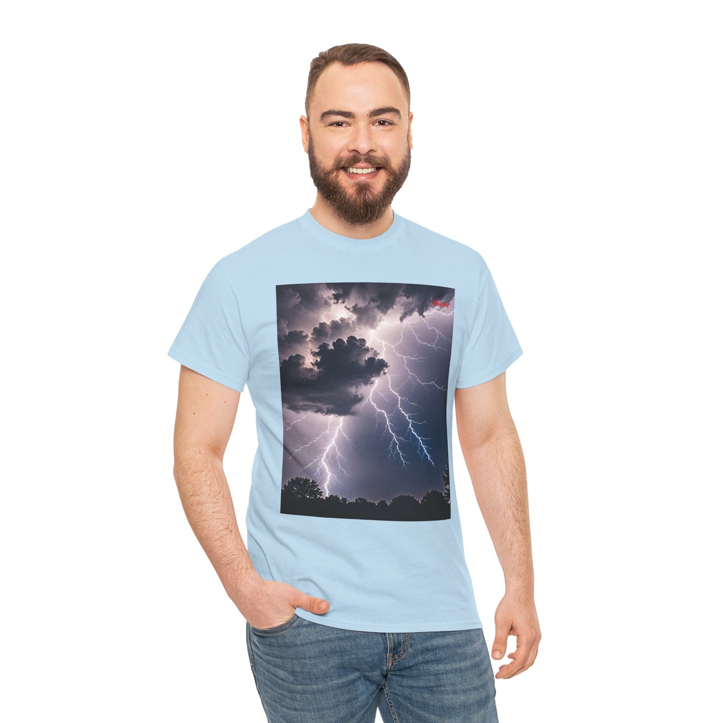 Lightning Style Unisex Heavy Cotton Tee