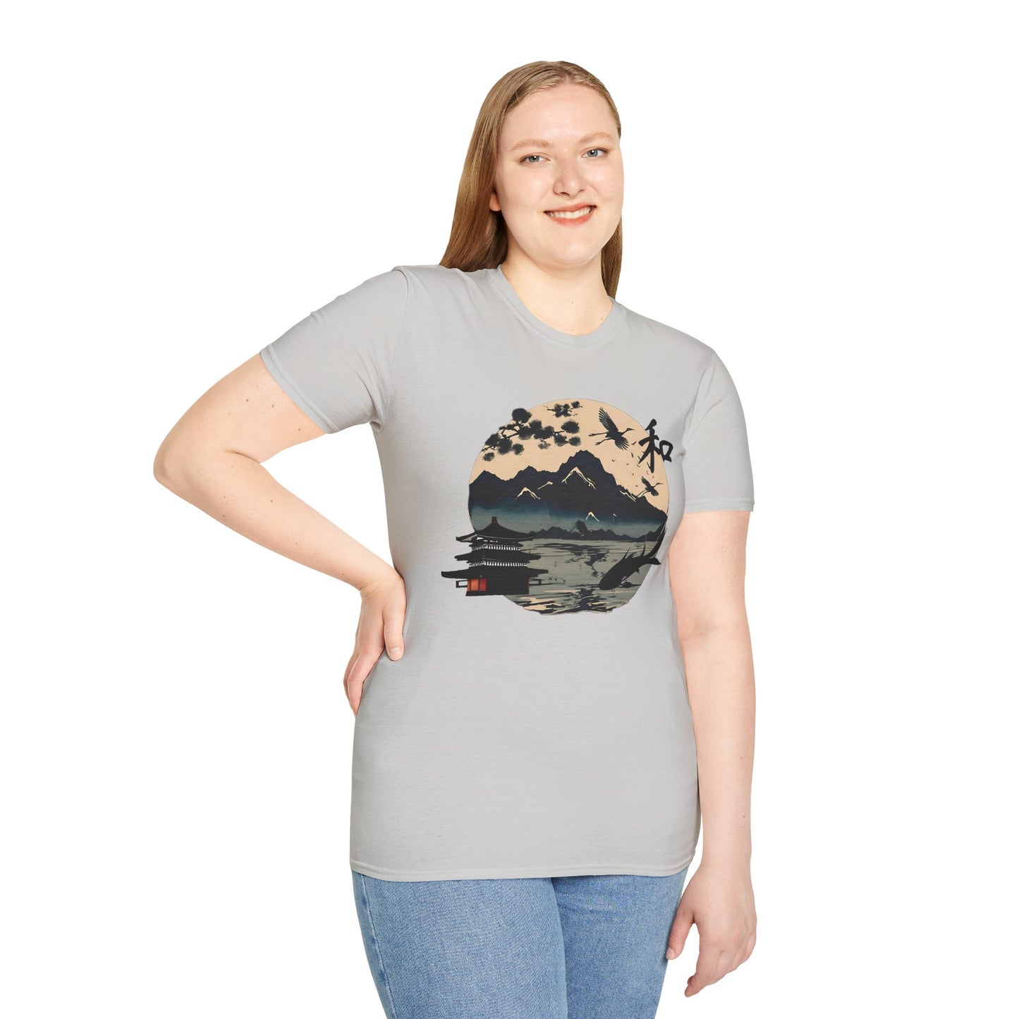 Japanese Landscape Unisex Softstyle T-Shirt