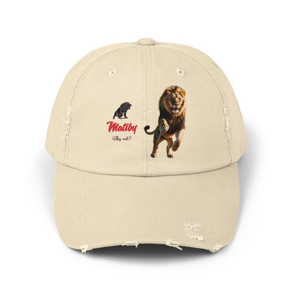 Matiby Lion Unisex Distressed Cap