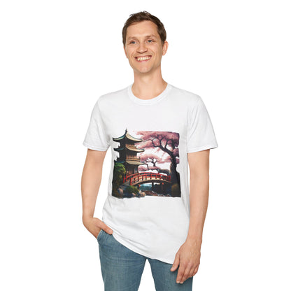 Japanese Landscape Unisex Softstyle T-Shirt