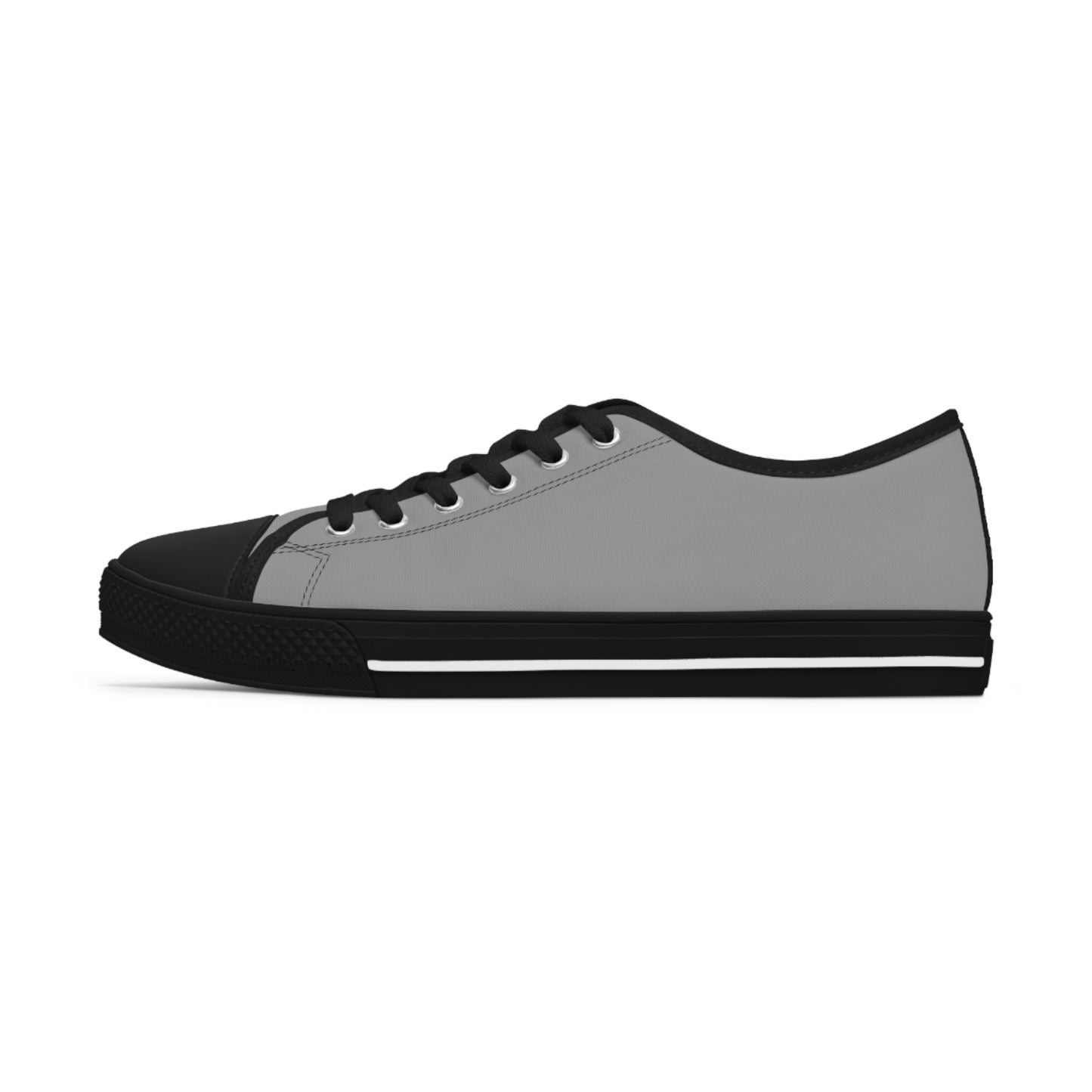 Women's Grey Low Top Sneakers