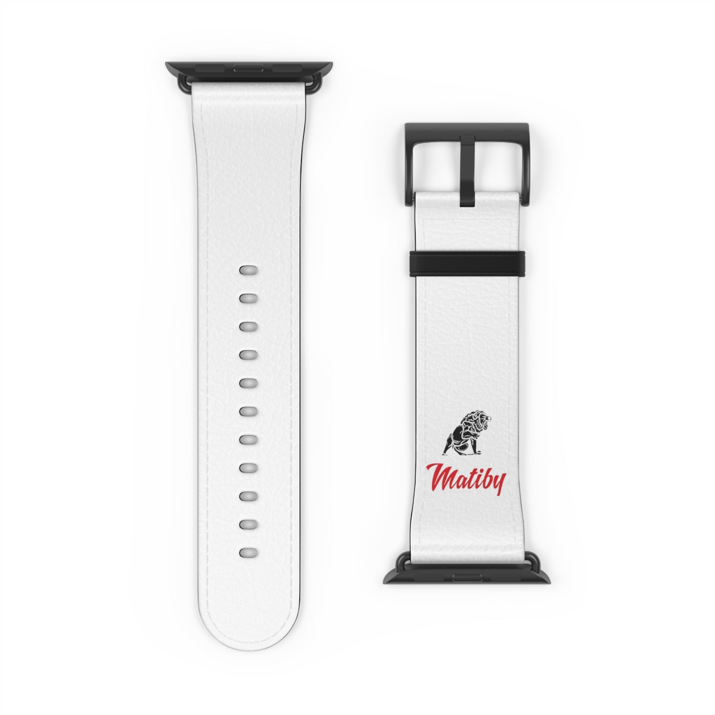 Matiby White Watch Band