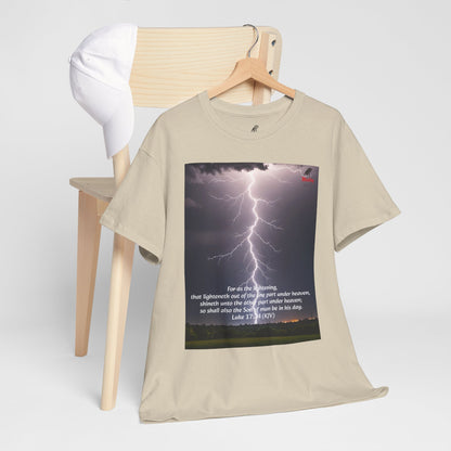 Lightning Style Son of man Unisex Heavy Cotton Tee