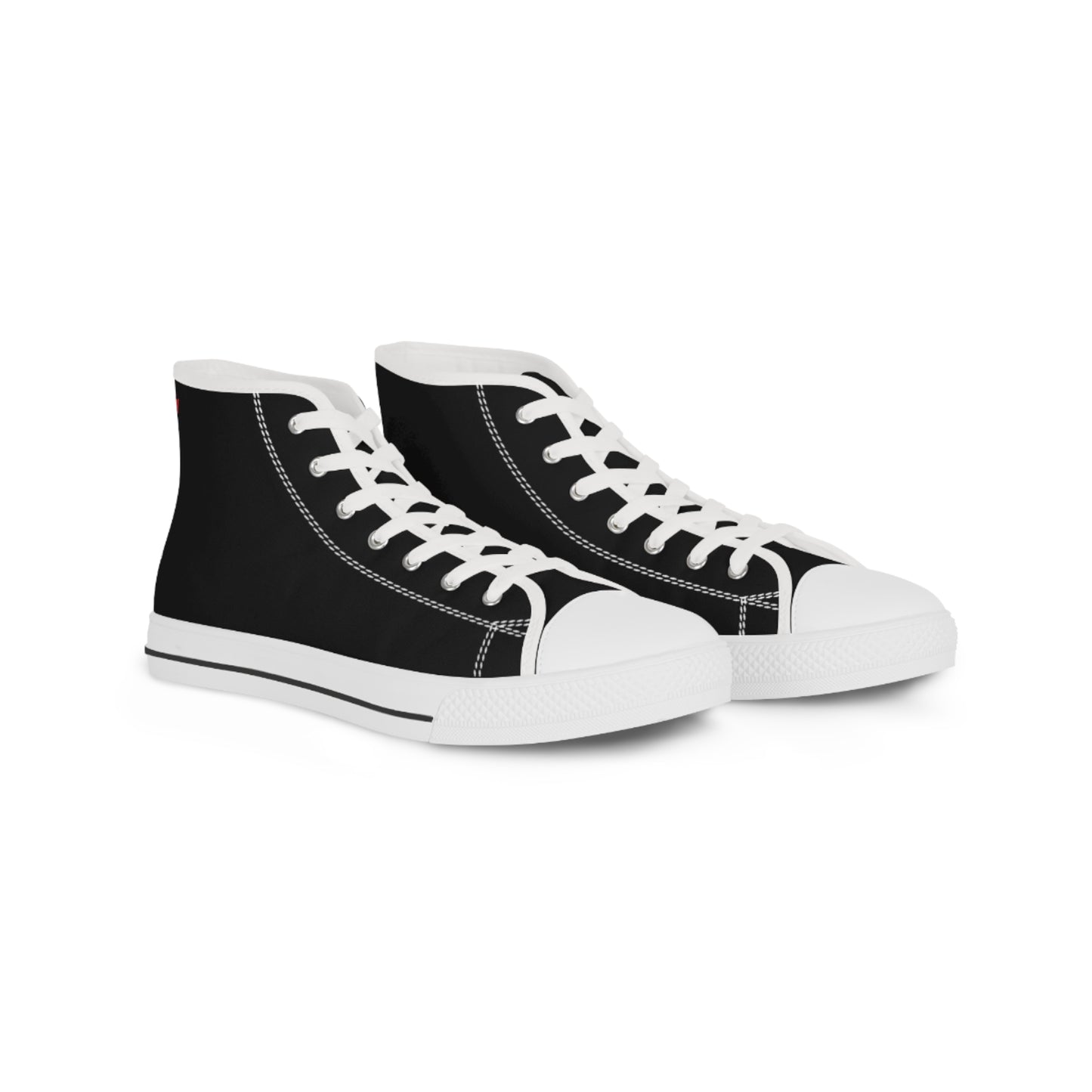 Men's "Midnight" Black High Top Sneakers