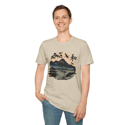 Japanese Landscape Unisex Softstyle T-Shirt