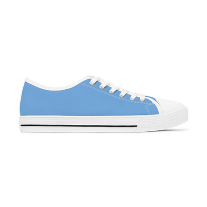 Women's Light Blue Low Top Sneakers