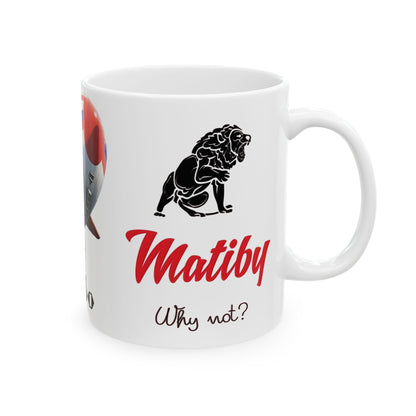 Matiby Airbo Ceramic Mug, (11oz, 15oz)