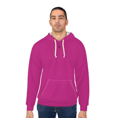 Matiby Pink Unisex Pullover Hoodie (AOP)