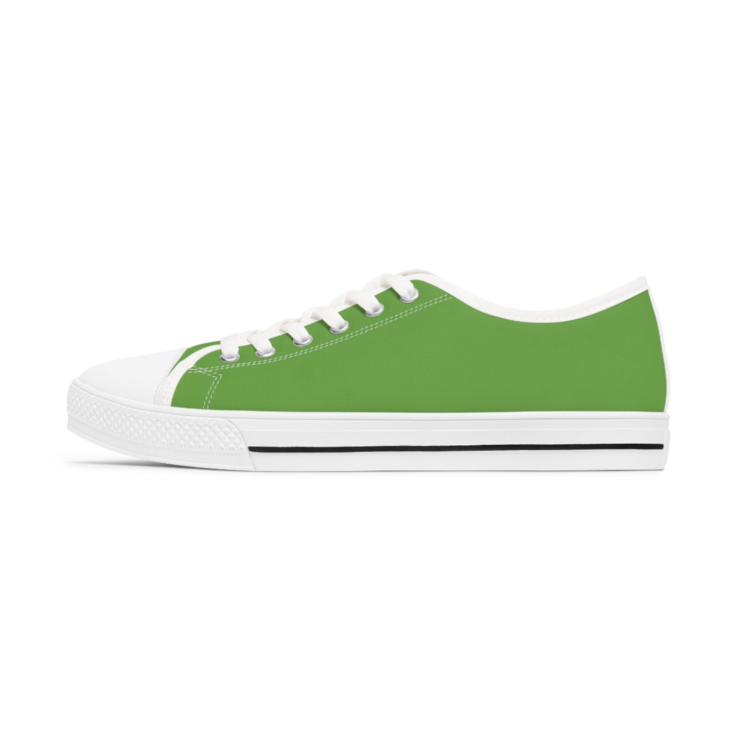 Women's Green Low Top Sneakers