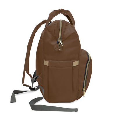 Multifunctional Diaper Backpack Brown