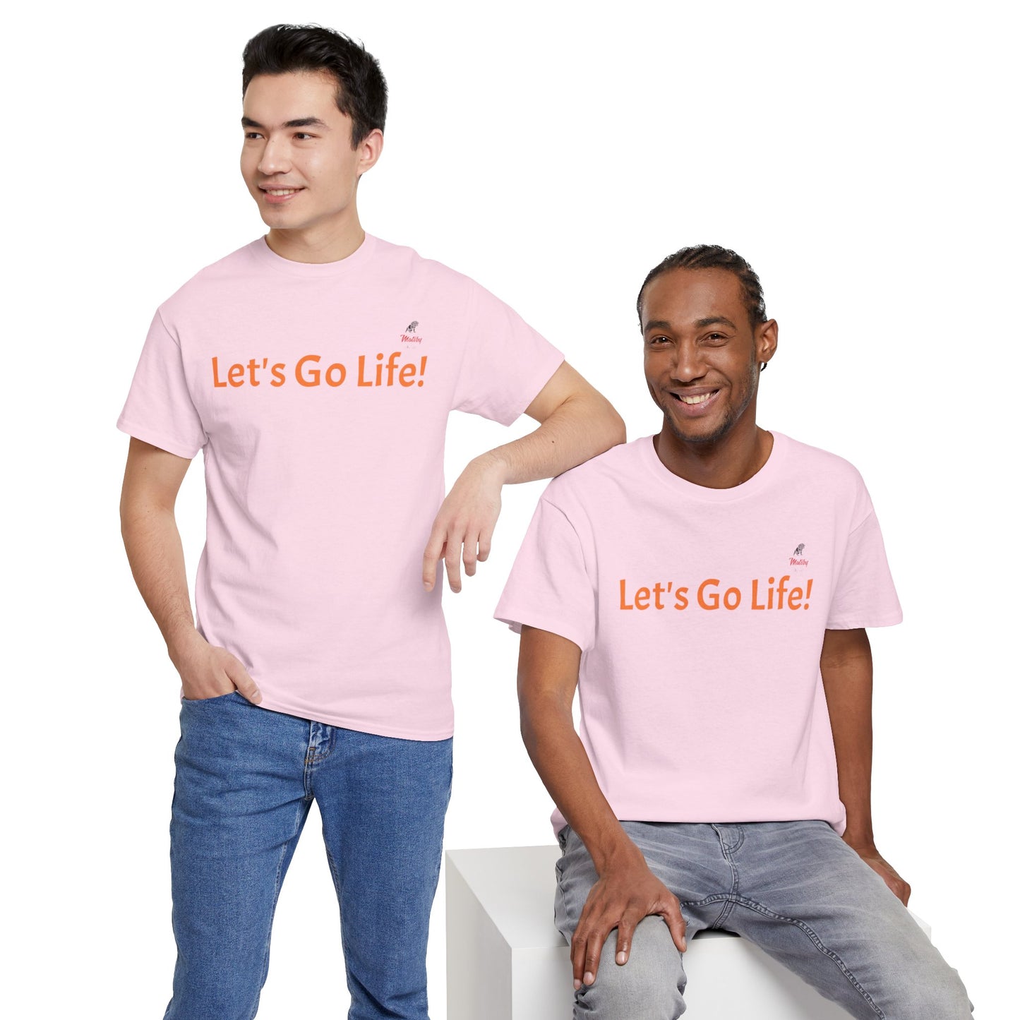 Let's Go Life! Unisex Heavy Cotton Tee