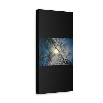 Sunup Black Canvas Gallery Wraps