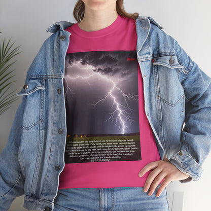 Lightning Style Fear of the Lord Unisex Heavy Cotton Tee