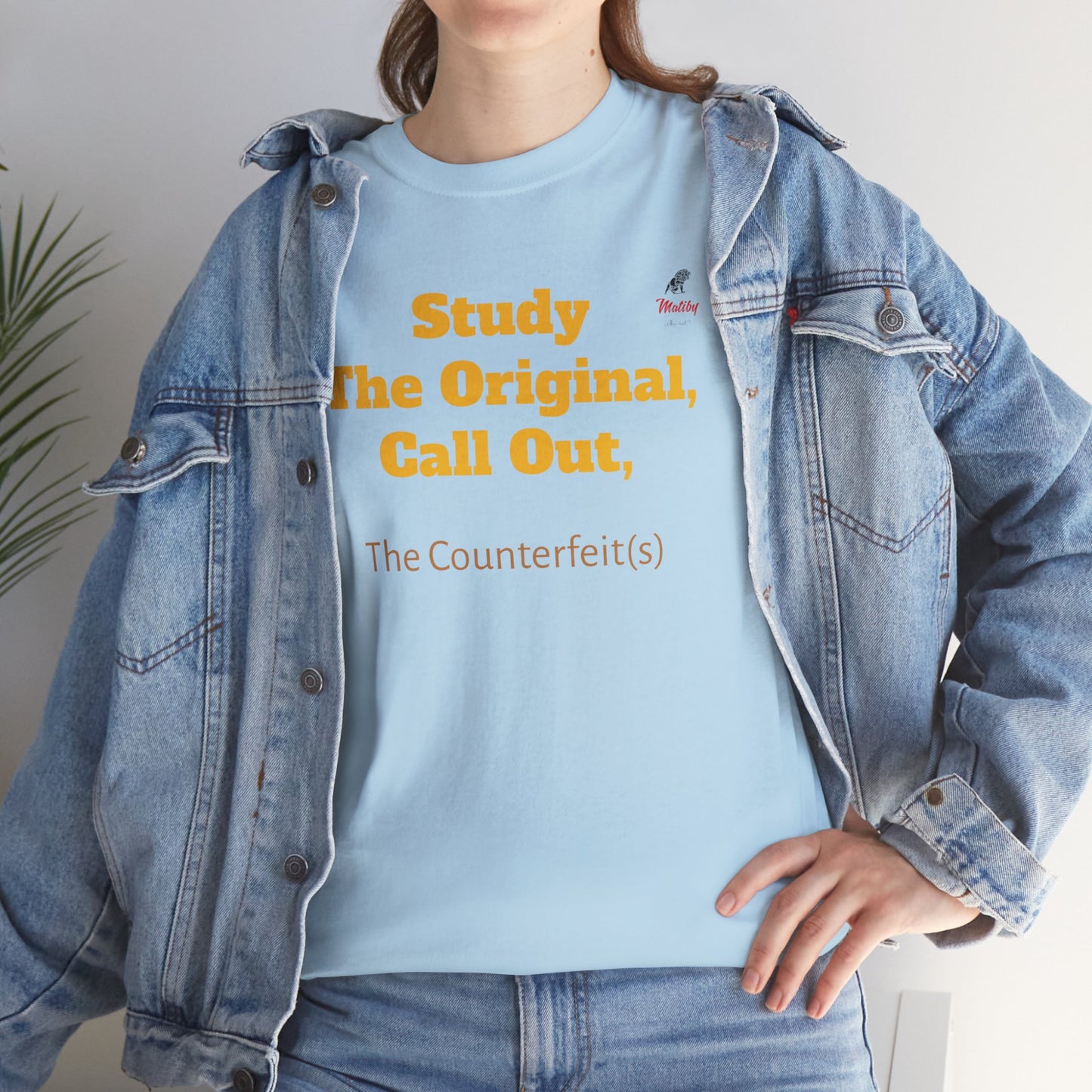 Study The Original Unisex Heavy Cotton Tee