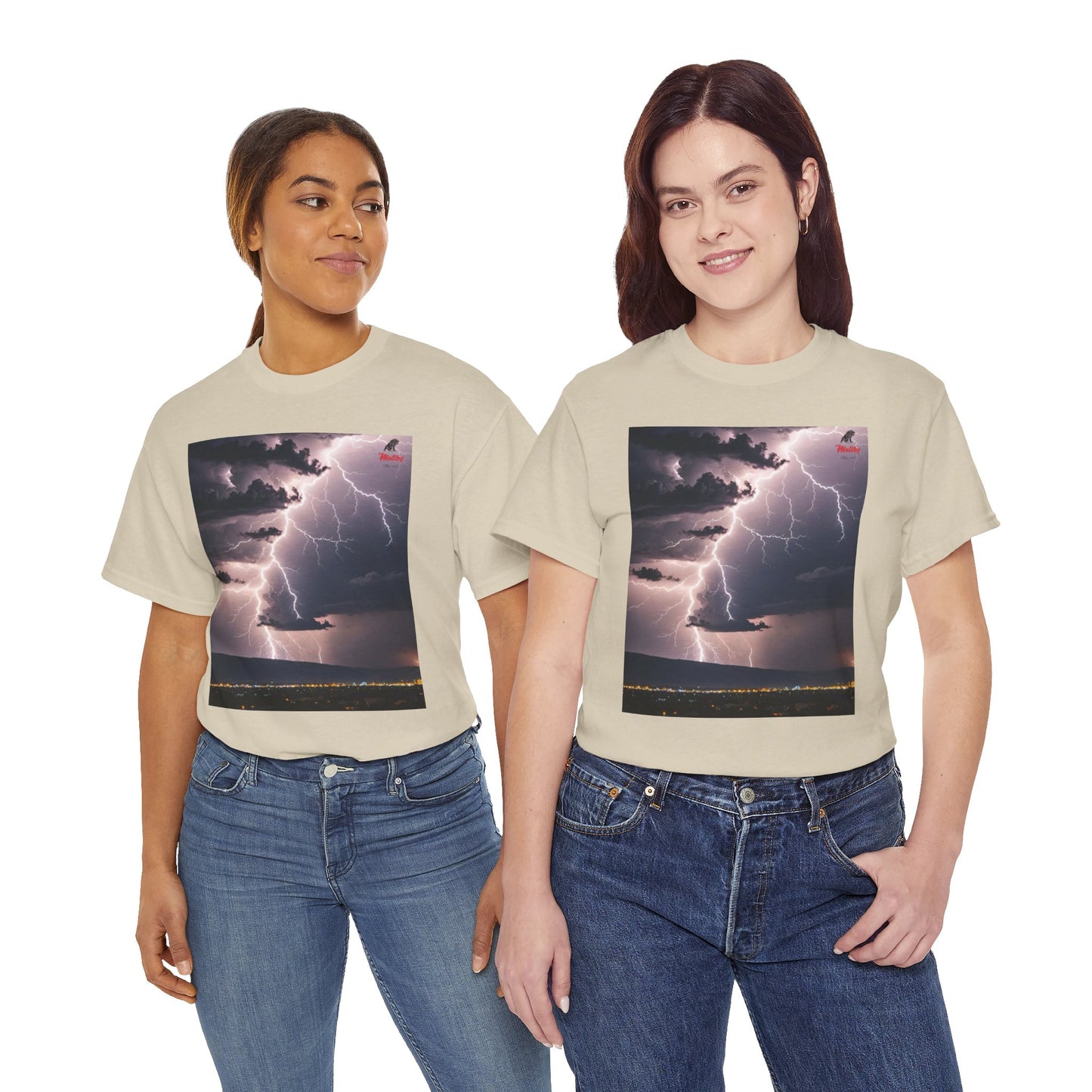 Lightning Style Unisex Heavy Cotton Tee