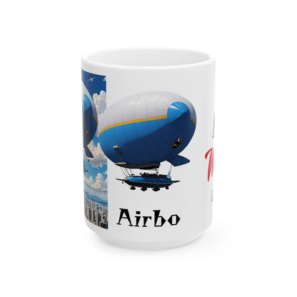 Matiby Airbo Ceramic Mug, (11oz, 15oz)