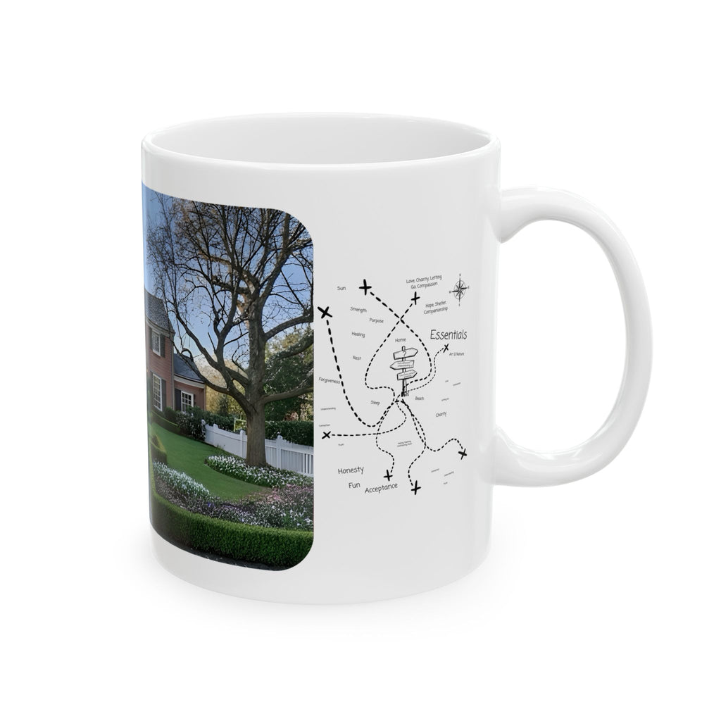 Cozy Architecture & Dreamy Landscapes #1 White Ceramic Mug – Homes Home Sweet Home Cup (11oz/15oz)