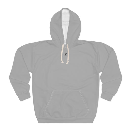 Matiby Light Grey Unisex Pullover Hoodie (AOP)